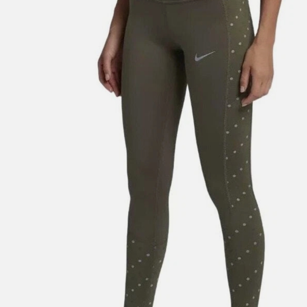 Nike Women's Olive Studded Leggings